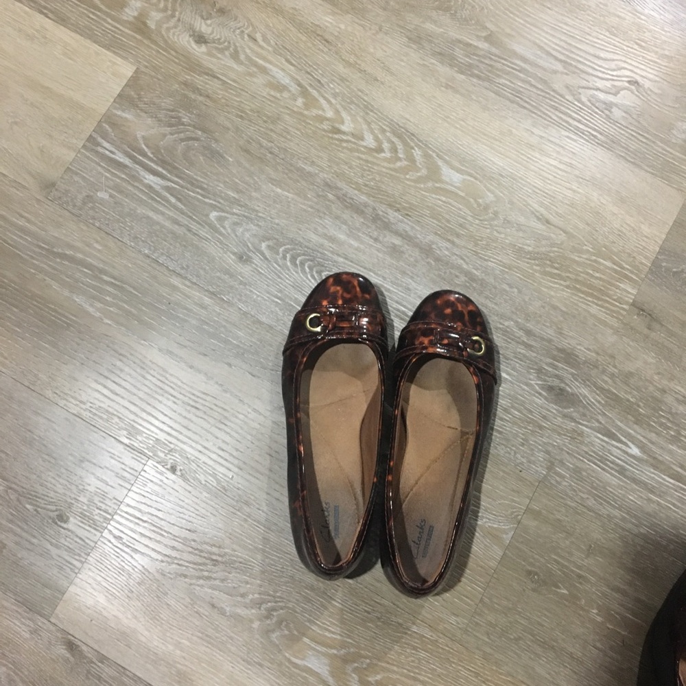 Clarks flats - Leopard Print